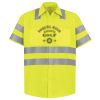 Men's High Visibility Safety Short Sleeve Work Shirt Thumbnail