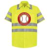 Men's High Visibility Safety Short Sleeve Work Shirt Thumbnail