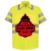 Men's High Visibility Safety Short Sleeve Work Shirt Thumbnail