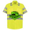 Men's High Visibility Safety Short Sleeve Work Shirt Thumbnail