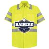 Men's High Visibility Safety Short Sleeve Work Shirt Thumbnail