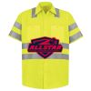 Men's High Visibility Safety Short Sleeve Work Shirt Thumbnail