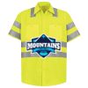 Men's High Visibility Safety Short Sleeve Work Shirt Thumbnail