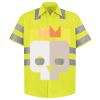 Men's High Visibility Safety Short Sleeve Work Shirt Thumbnail