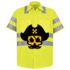 Men's High Visibility Safety Short Sleeve Work Shirt Thumbnail