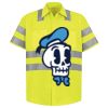 Men's High Visibility Safety Short Sleeve Work Shirt Thumbnail