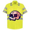 Men's High Visibility Safety Short Sleeve Work Shirt Thumbnail