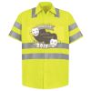 Men's High Visibility Safety Short Sleeve Work Shirt Thumbnail
