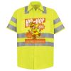 Men's High Visibility Safety Short Sleeve Work Shirt Thumbnail