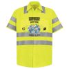 Men's High Visibility Safety Short Sleeve Work Shirt Thumbnail