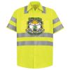 Men's High Visibility Safety Short Sleeve Work Shirt Thumbnail