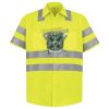 Men's High Visibility Safety Short Sleeve Work Shirt Thumbnail