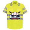 Men's High Visibility Safety Short Sleeve Work Shirt Thumbnail