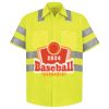 Men's High Visibility Safety Short Sleeve Work Shirt Thumbnail