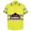Men's High Visibility Safety Short Sleeve Work Shirt Thumbnail