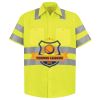 Men's High Visibility Safety Short Sleeve Work Shirt Thumbnail