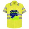 Men's High Visibility Safety Short Sleeve Work Shirt Thumbnail