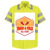 Men's High Visibility Safety Short Sleeve Work Shirt Thumbnail