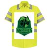 Men's High Visibility Safety Short Sleeve Work Shirt Thumbnail
