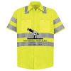 Men's High Visibility Safety Short Sleeve Work Shirt Thumbnail