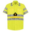Men's High Visibility Safety Short Sleeve Work Shirt Thumbnail