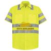 Men's High Visibility Safety Short Sleeve Work Shirt Thumbnail