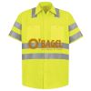 Men's High Visibility Safety Short Sleeve Work Shirt Thumbnail