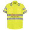 Men's High Visibility Safety Short Sleeve Work Shirt Thumbnail