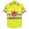Men's High Visibility Safety Short Sleeve Work Shirt Thumbnail