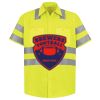 Men's High Visibility Safety Short Sleeve Work Shirt Thumbnail