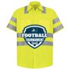 Men's High Visibility Safety Short Sleeve Work Shirt Thumbnail