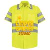 Men's High Visibility Safety Short Sleeve Work Shirt Thumbnail