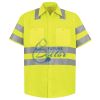 Men's High Visibility Safety Short Sleeve Work Shirt Thumbnail