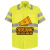 Men's High Visibility Safety Short Sleeve Work Shirt Thumbnail