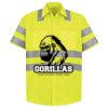 Men's High Visibility Safety Short Sleeve Work Shirt Thumbnail