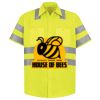 Men's High Visibility Safety Short Sleeve Work Shirt Thumbnail