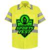 Men's High Visibility Safety Short Sleeve Work Shirt Thumbnail
