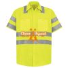 Men's High Visibility Safety Short Sleeve Work Shirt Thumbnail