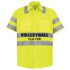Men's High Visibility Safety Short Sleeve Work Shirt Thumbnail