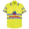 Men's High Visibility Safety Short Sleeve Work Shirt Thumbnail