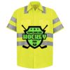Men's High Visibility Safety Short Sleeve Work Shirt Thumbnail