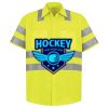 Men's High Visibility Safety Short Sleeve Work Shirt Thumbnail