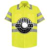 Men's High Visibility Safety Short Sleeve Work Shirt Thumbnail