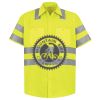 Men's High Visibility Safety Short Sleeve Work Shirt Thumbnail