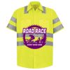 Men's High Visibility Safety Short Sleeve Work Shirt Thumbnail