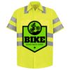 Men's High Visibility Safety Short Sleeve Work Shirt Thumbnail