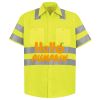 Men's High Visibility Safety Short Sleeve Work Shirt Thumbnail