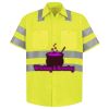 Men's High Visibility Safety Short Sleeve Work Shirt Thumbnail