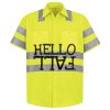 Men's High Visibility Safety Short Sleeve Work Shirt Thumbnail