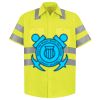 Men's High Visibility Safety Short Sleeve Work Shirt Thumbnail